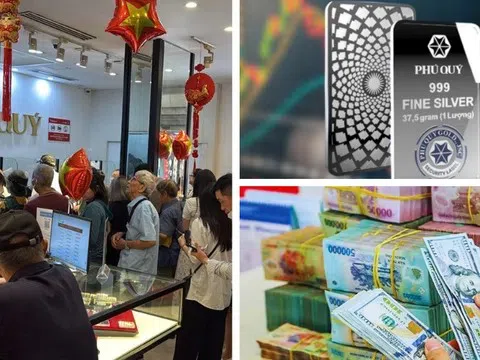Giá vàng bạc đồng loạt “hạ nhiệt” trước kỳ nghỉ Tết