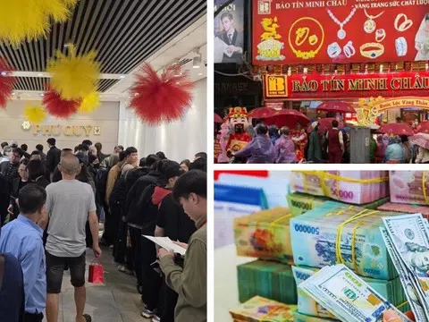 Giá vàng, bạc giảm nhẹ ngày vía Thần Tài