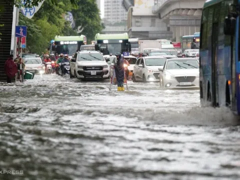 Để chống ngập, Hà Nội dự kiến xây bể ngầm 125 triệu m3