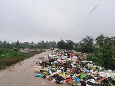 Rác thải dồn ứ sau Tết khiến cuộc sống của hàng trăm hộ dân bị đảo lộn