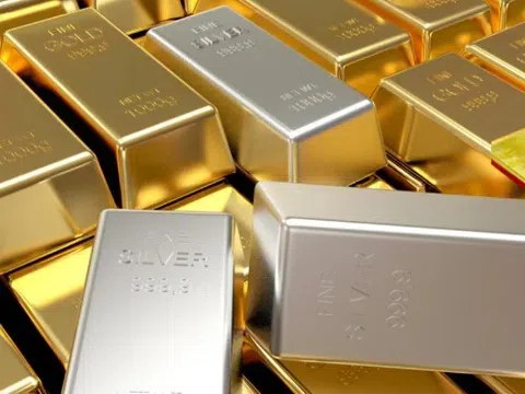 Giá vàng bật tăng 2,4 triệu đồng/lượng trong buổi chiều, bạc hồi phục