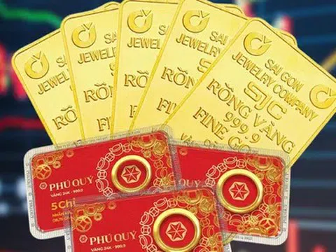 Giá vàng tăng trở lại