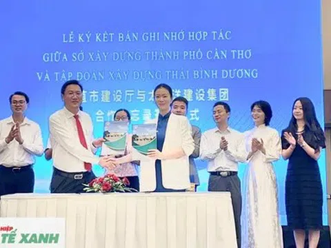Sở Xây dựng Cần Thơ ký biên bản ghi nhớ hợp tác với Tập đoàn xây dựng Thái Bình Dương