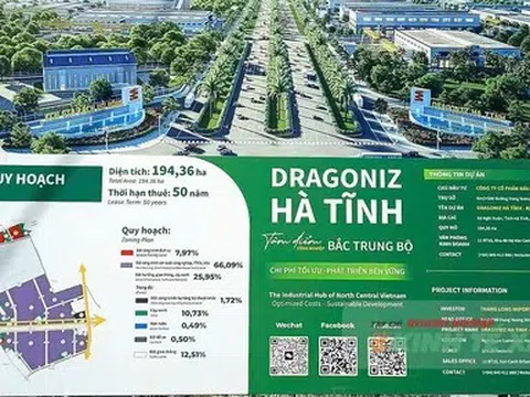 Dragoniz Hà Tĩnh -  Hướng tới mô hình khu công nghiệp xanh và bền vững