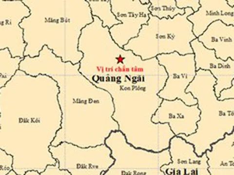 Động đất tiếp tục rung chuyển ở "điểm nóng" Kon Plông, Quảng Ngãi