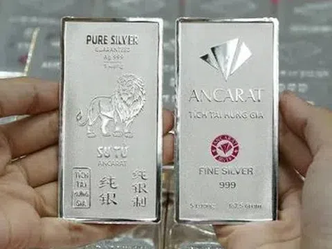 Giá bạc hôm nay 21/6/2026: Giá bạc đồng loạt tăng nhẹ