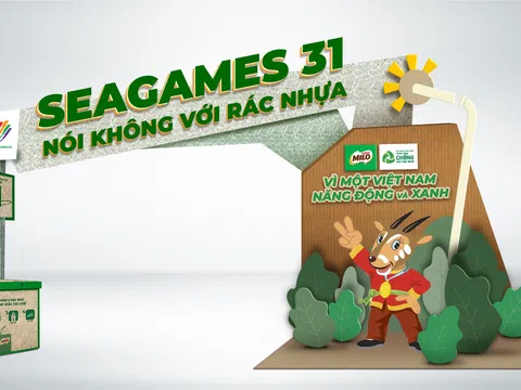 Nestlé MILO tiếp lửa SEA Games 31 với hơn 477.000 sản phẩm dinh dưỡng, nói không với rác thải nhựa